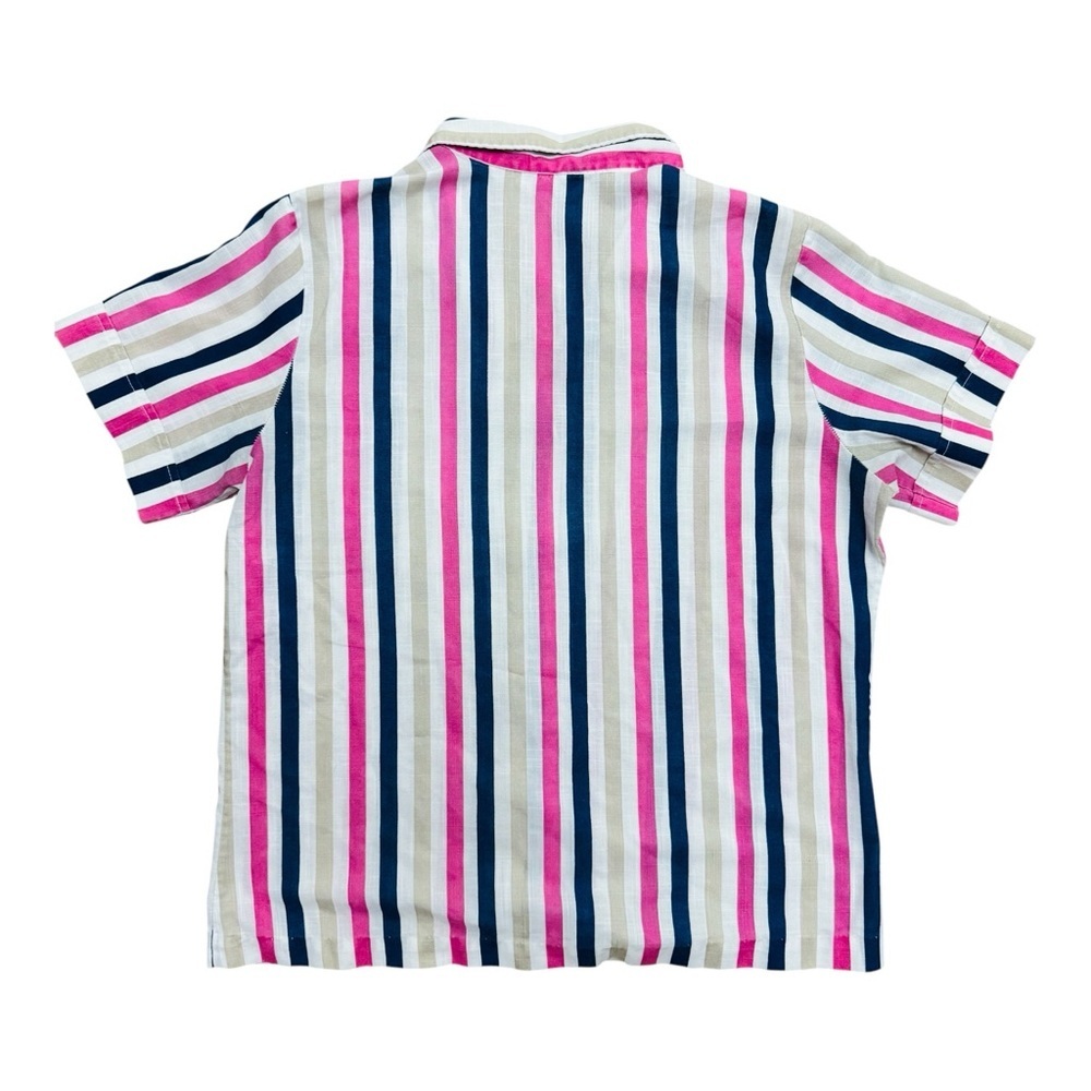 Alfred Dunner Multicolor Striped Button Down Shirt - Picture 3 of 5